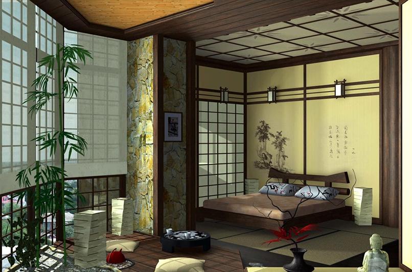 Phòng ngủ kiểu Nhật1