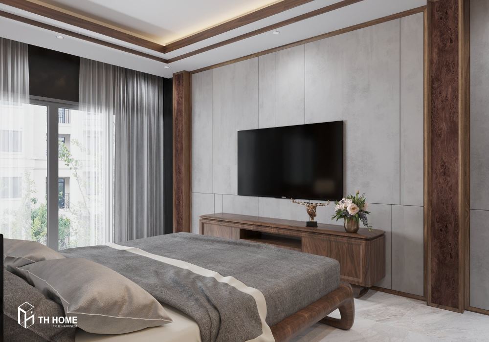 Nội thất phòng ngủ tinh giản tạo không gian thoải mái
