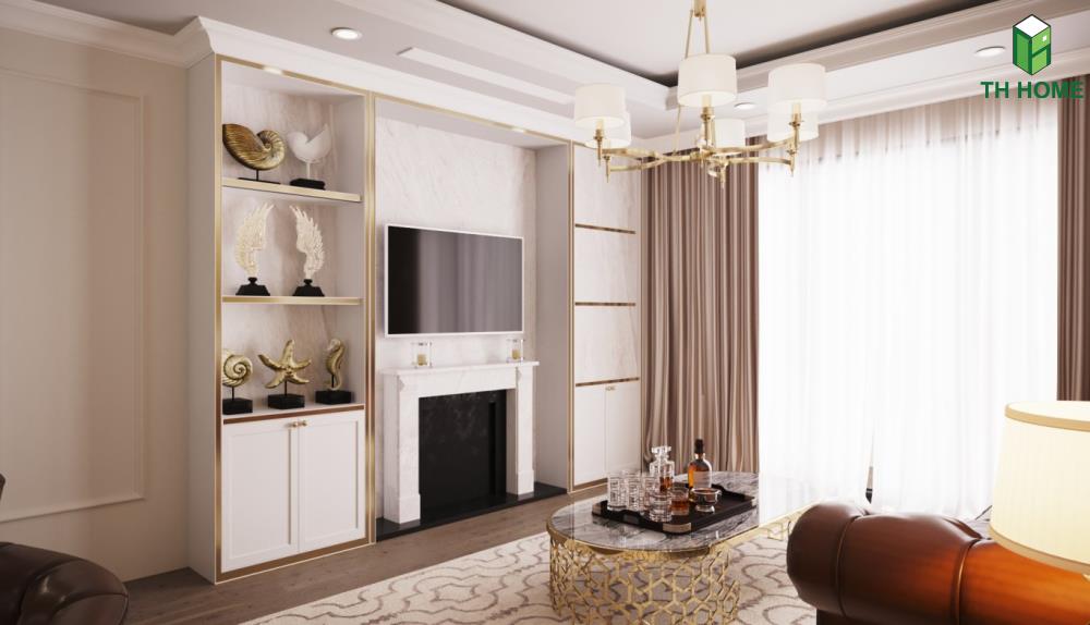 Thiết kế nội thất chung cư đẹp với mẫu phòng khách sang trọng, hiện đại