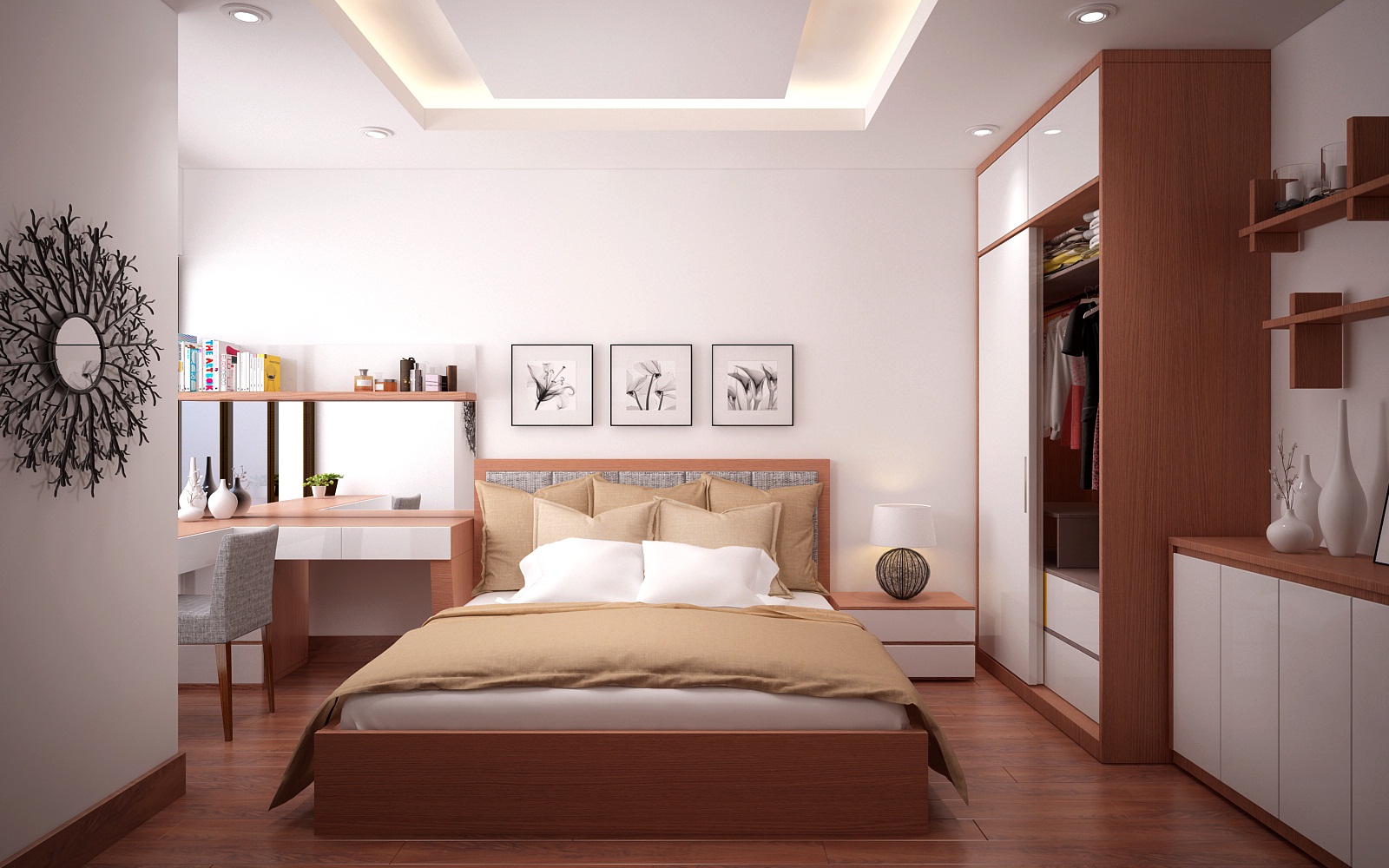 thiết kế phòng ngủ chung cư