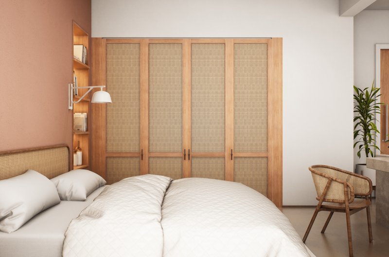 Thiết kế đẳng cấp cho phòng ngủ không gian thanh tịnh Nhật Bản và gam màu nhã nhặn Scandinavian giúp gia chủ có những giấc ngủ ngon