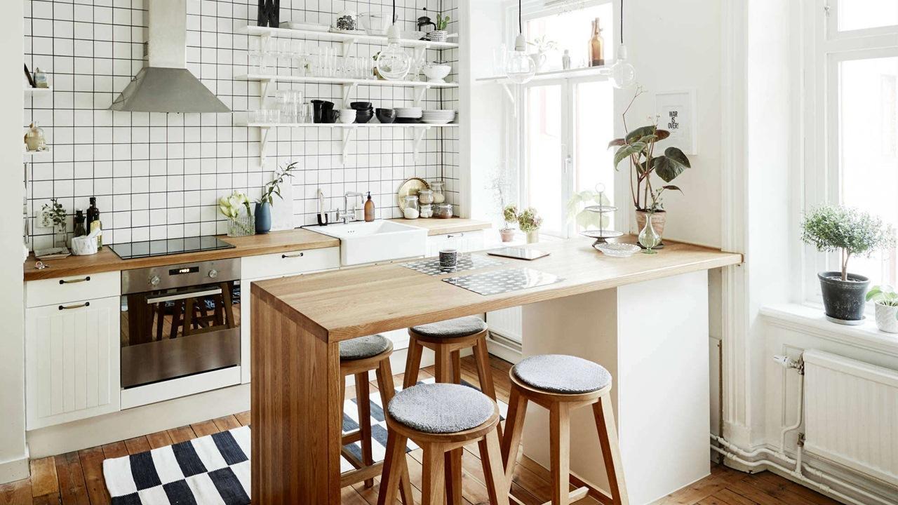 Các thiết kế nội thất phòng bếp Scandinavian
