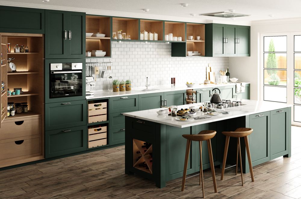 Các thiết kế nội thất phòng bếp Scandinavian kết hợp màu sáng tạo