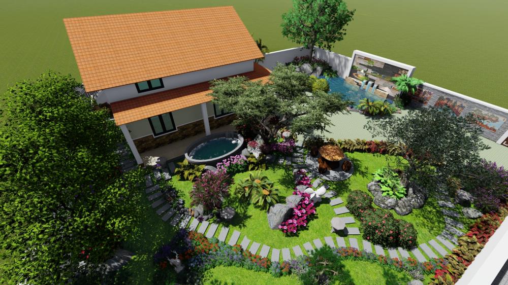 Thiết kế nhà vườn đẹp mang lại không gian sống tiện ích dành cho bạn