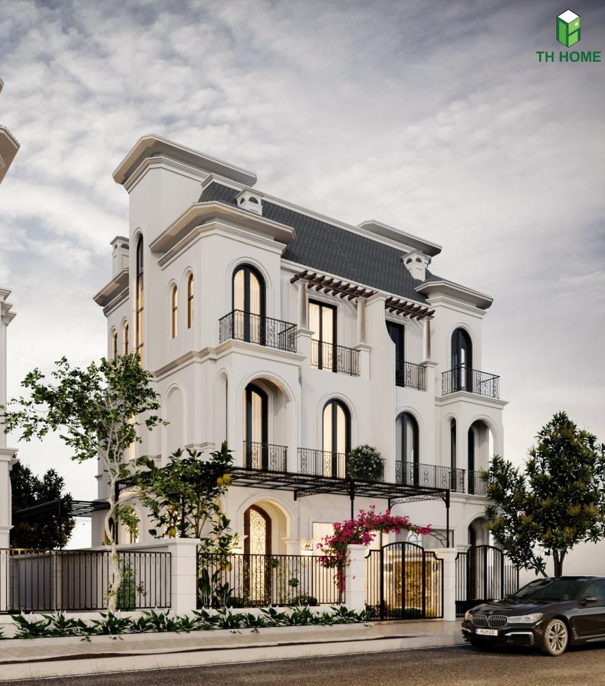 Thiết kế nhà ở đẹp cho biệt thự tân cổ điển Vinhomes Ocean Park sang trọng và đẳng cấp