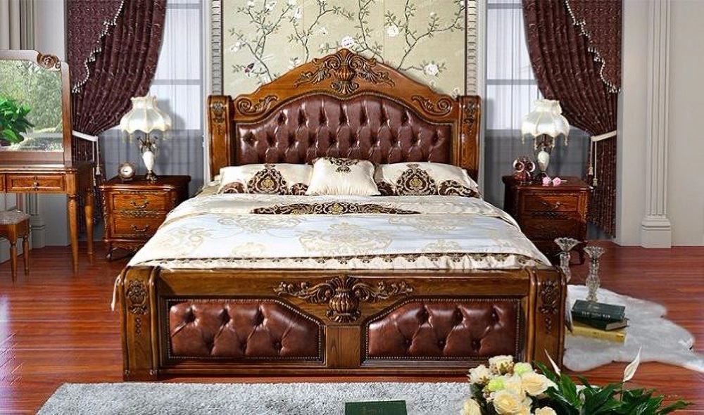 Giường ngủ gỗ tự nhiên gỗ gụ