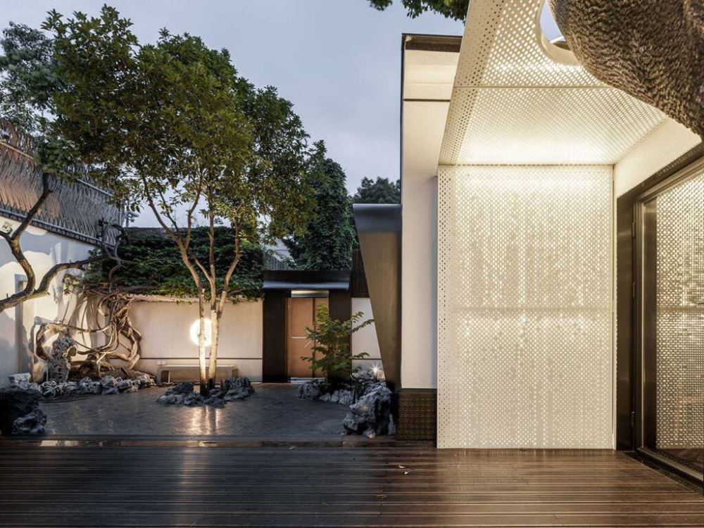 Biệt thự sân vườn phong cách Trung Hoa mang nét cổ kính